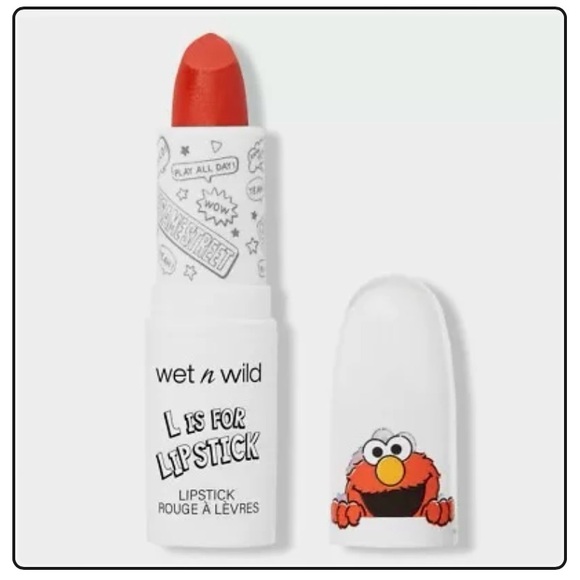 ππ LIMITED EDITION WET n WILD SESAME STREET ELMO LIPSTICK. BRAND NEW SEALED! - Picture 1 of 6